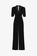 Alana jumpsuit in black velvet
